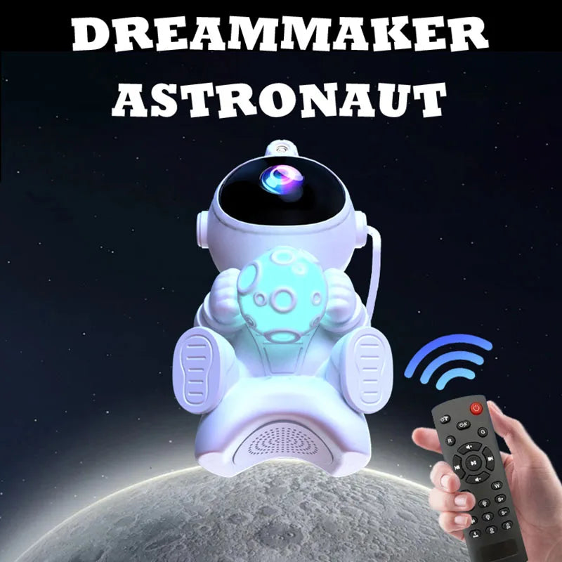 Galaxy Astronaut star Projector Night Light- Bluetooth Speaker & Remote Control